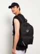 Label Printed Men's Backpack