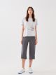 Women's Standard Fit Straight Capri