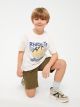 Comfortable Fit Crew Neck Printed Boys T-Shirt