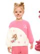 Crew Neck Long Sleeve Paw Patrol Printed Baby Girl Sweatshirt