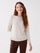 Crew Neck Regular Long Sleeve Women's Tricot Jumper