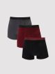 Standard Fit Elastic Fabric Men's Boxer 3-Pack