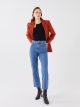 Women's Standard Fit Regular Denim Trousers