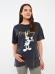 Crew Neck Bugs Bunny Printed Maternity T-Shirt