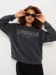 Crew Neck Printed Long Sleeve Women's Sweatshirt