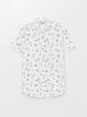 Patterned Short Sleeve Boy Shirt