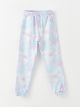 Elastic Waist Batik Patterned Girl Jogger Sweatpants