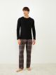 Standard Fit Plaid Men's Pajama Bottoms