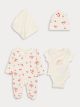 Baby Girl Premature Hospital Outlet Set of 4