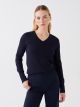 V Neck Regular Long Sleeve Women's Tricot Sweater