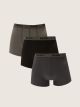 Standard Fit Elastic Fabric Men's Boxer 3-Pack