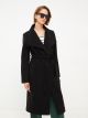 Shawl Collar Straight Long Sleeve Women's Cachet Coat