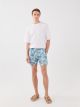 Short Pattern Men's Swimwear