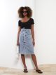 Standard Fit Straight A-Line Women's Jean Skirt