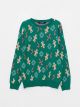 Crew Neck Christmas Themed Long Sleeve Boy Knitwear Sweater