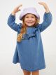 Crew Neck Baby Girl Jean Dress