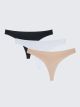 Straight Thong Panties 3-Pack