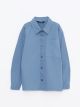 Basic Long Sleeve Gabardine Boy Shirt