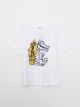 Crew Neck Printed Short Sleeve Cotton Boy T-shirt