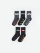 Patterned Boy Socket Socks 5-Pack