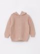 Hooded Long Sleeve Baby Boy Tricot Cardigan