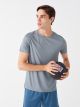 Crew Neck Short Sleeve Men's Sports T-Shirt