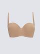 Underwire Half Padded Straight Strapless Bra