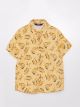 Patterned Short Sleeve Boy Shirt