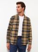 Regular Fit Long Sleeve Plaid Men's Shirt