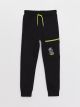 Elastic Waist Printed Boy Jogger Sweatpants