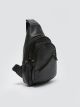 Leather Look Men's Chest Bag