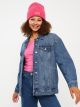 Shirt Neck Regular Long Sleeve Women's Jean Jacket