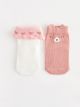 Printed Baby Girl Socks 2 Pieces