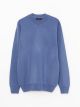 Crew Neck Long Sleeve Men's Tricot Sweater