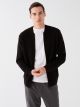 Standard Fit College Neck Men's Tricot Cardigan