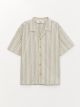 Comfortable Fit Linen Blend Boy Shirt