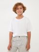 Crew Neck Basic Short Sleeve Boy T-Shirt