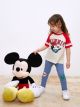 Crew Neck Short Sleeved Minnie Mouse Printed Baby Girl T-Shirt and Leggings 2-Pack Set