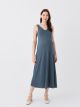 V Neck Straight A-Line Maternity Dress