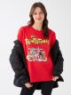 Crew Neck Looney Tunes Printed  Short Sleeve Women's T-Shirt