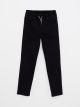 Slim Fit Boy Jean Trousers With Elastic Waist