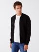 Standard Fit College Neck Men's Tricot Cardigan