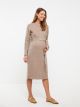 Crew Neck Regular Long Sleeve Maternity Dress