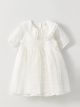 Baby Collar Short Sleeve Lace Baby Girl Dress