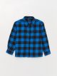 Plaid Long Sleeve Boy Shirt