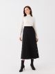 Women's Elastic Waist Regular Skirt