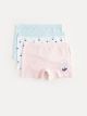 Printed Cotton Girl Boxer 3-Pack