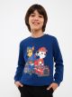 Crew Neck Paw Patrol Printed Long Sleeve Boy T-Shirt