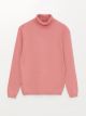 Turtleneck Basic Long Sleeve Girl Tricot Sweater