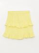 Elastic Waist Ruffle Girl Skirt